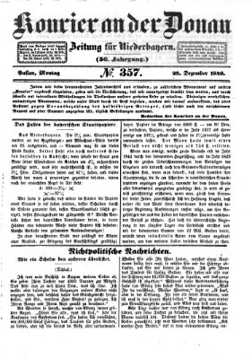 Kourier an der Donau (Donau-Zeitung) Montag 28. Dezember 1846