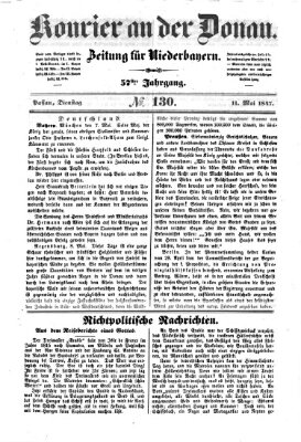 Kourier an der Donau (Donau-Zeitung) Dienstag 11. Mai 1847