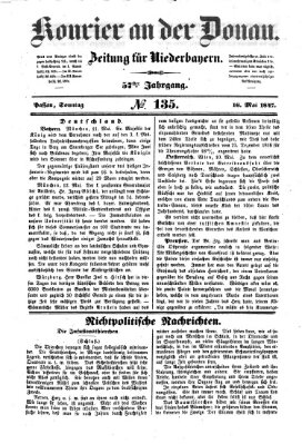 Kourier an der Donau (Donau-Zeitung) Sonntag 16. Mai 1847