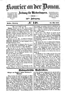 Kourier an der Donau (Donau-Zeitung) Sonntag 30. Mai 1847