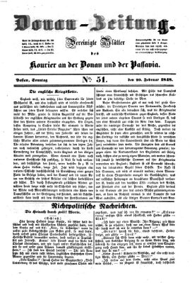 Donau-Zeitung Sonntag 20. Februar 1848