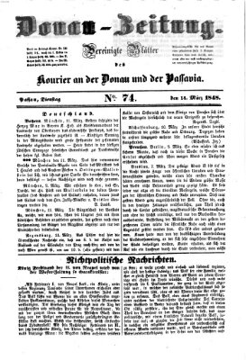 Donau-Zeitung Dienstag 14. März 1848