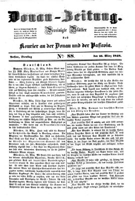 Donau-Zeitung Dienstag 28. März 1848