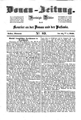 Donau-Zeitung Mittwoch 29. März 1848