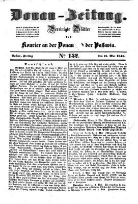 Donau-Zeitung Freitag 12. Mai 1848