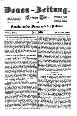 Donau-Zeitung Freitag 9. Juni 1848