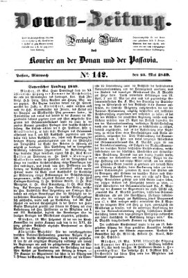 Donau-Zeitung Mittwoch 23. Mai 1849