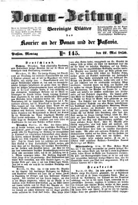 Donau-Zeitung Montag 27. Mai 1850