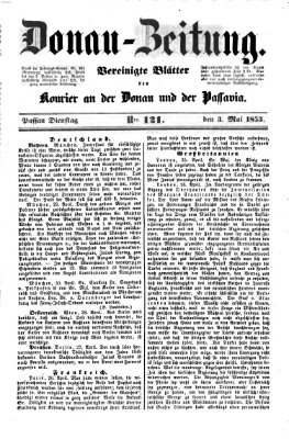 Donau-Zeitung Dienstag 3. Mai 1853