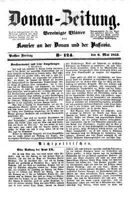 Donau-Zeitung Freitag 6. Mai 1853