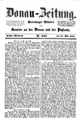 Donau-Zeitung Mittwoch 18. Mai 1853