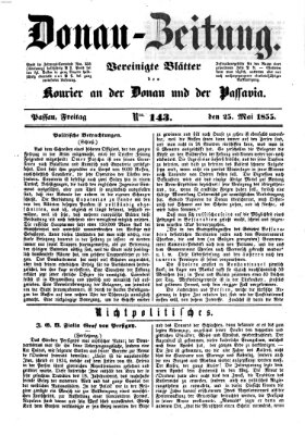 Donau-Zeitung Freitag 25. Mai 1855