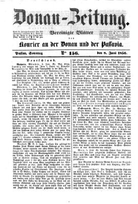 Donau-Zeitung Sonntag 8. Juni 1856