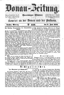 Donau-Zeitung Montag 9. Juni 1856