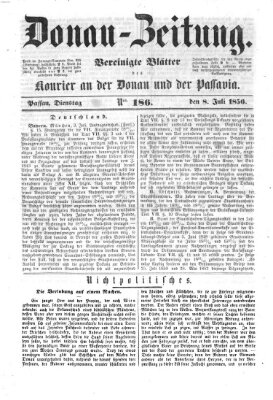 Donau-Zeitung Dienstag 8. Juli 1856