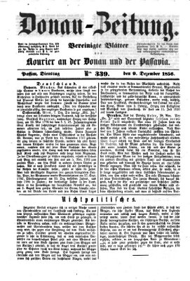 Donau-Zeitung Dienstag 9. Dezember 1856