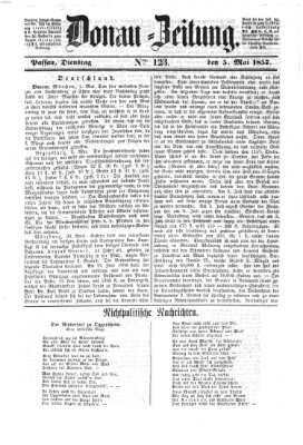 Donau-Zeitung Dienstag 5. Mai 1857