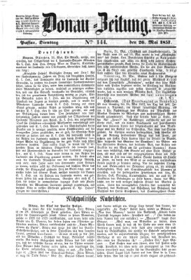 Donau-Zeitung Dienstag 26. Mai 1857