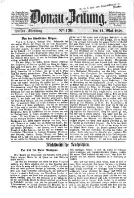 Donau-Zeitung Dienstag 11. Mai 1858