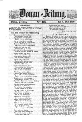 Donau-Zeitung Sonntag 8. Mai 1859