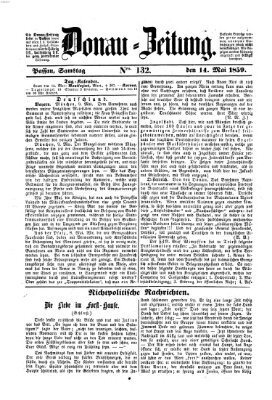 Donau-Zeitung Samstag 14. Mai 1859