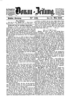 Donau-Zeitung Sonntag 15. Mai 1859