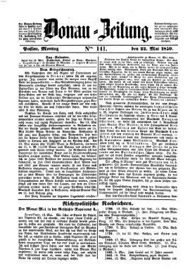 Donau-Zeitung Montag 23. Mai 1859