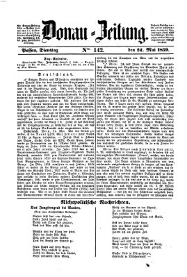 Donau-Zeitung Dienstag 24. Mai 1859