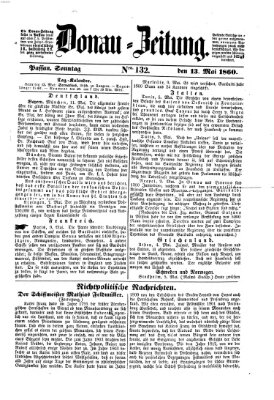 Donau-Zeitung Sonntag 13. Mai 1860