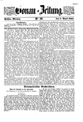 Donau-Zeitung Montag 8. April 1861