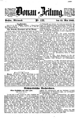 Donau-Zeitung Mittwoch 15. Mai 1861