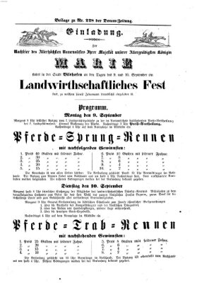 Donau-Zeitung Dienstag 20. August 1861