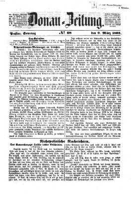 Donau-Zeitung Sonntag 9. März 1862