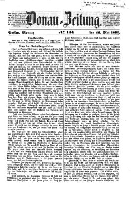 Donau-Zeitung Montag 26. Mai 1862