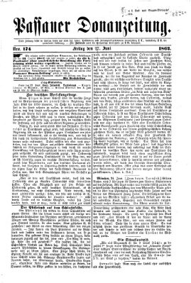 Donau-Zeitung Freitag 27. Juni 1862
