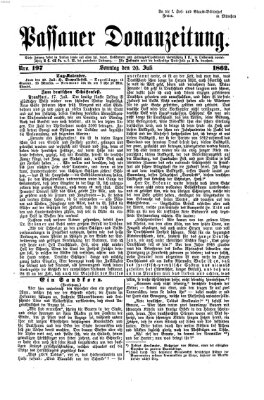 Donau-Zeitung Sonntag 20. Juli 1862