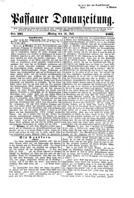 Donau-Zeitung Montag 28. Juli 1862