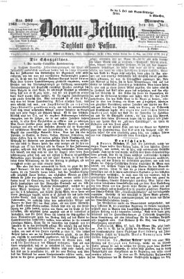 Donau-Zeitung Mittwoch 30. Juli 1862