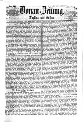 Donau-Zeitung Dienstag 5. August 1862