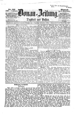 Donau-Zeitung Mittwoch 3. September 1862