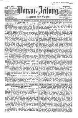 Donau-Zeitung Sonntag 26. Oktober 1862