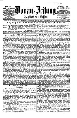 Donau-Zeitung Donnerstag 13. November 1862