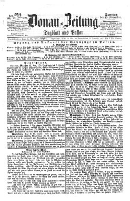 Donau-Zeitung Samstag 15. November 1862