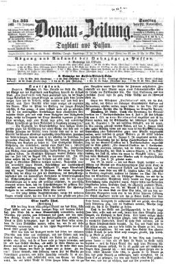 Donau-Zeitung Samstag 22. November 1862