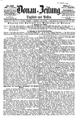 Donau-Zeitung Donnerstag 11. Dezember 1862