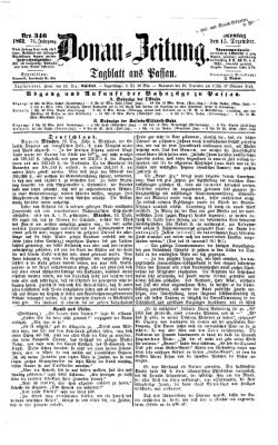 Donau-Zeitung Montag 15. Dezember 1862