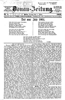 Donau-Zeitung Freitag 1. Januar 1864