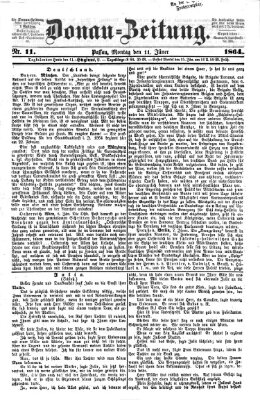 Donau-Zeitung Montag 11. Januar 1864