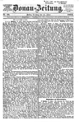 Donau-Zeitung Dienstag 19. Januar 1864