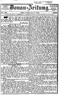 Donau-Zeitung Dienstag 22. März 1864